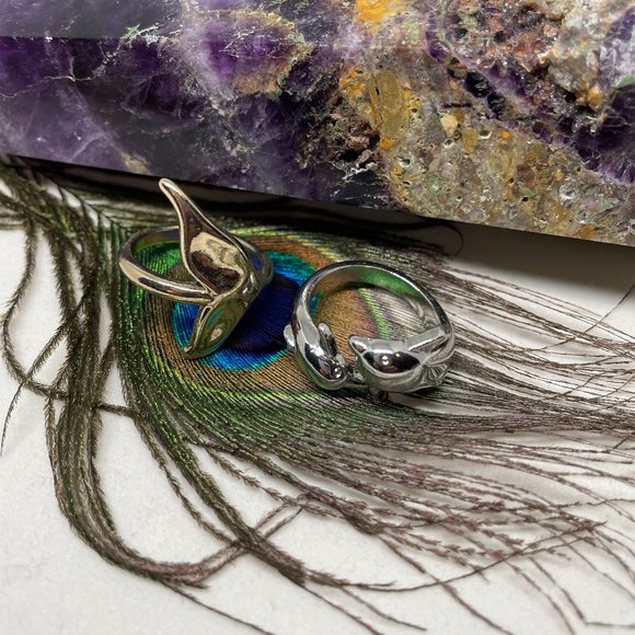 Sea Life Ring Set (2 pcs) - Picture 2 of 2